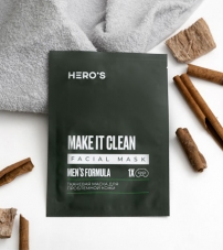 Тканевая маска для проблемной кожи Hero'S Make It Clean Facial Mask - 20 г
