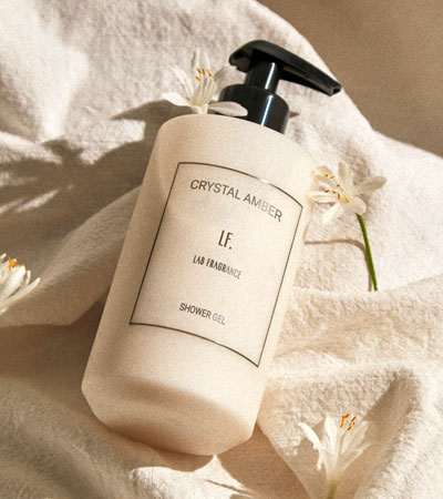 Парфюмированный гель для душа Лаб Фрагранс Хрустальный янтарь "Crystal amber"-400мл.
