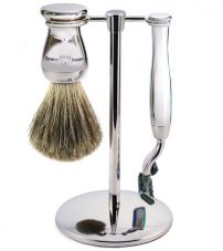 Набор для бритья Edwin Jagger M719CR хром Mach 3