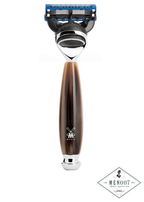 Бритва MUEHLE VIVO, Fusion, смола, цвет рога