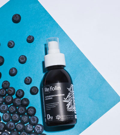 Спрей для восстановления и лечения волос с пептидами Refolin duo Full course, 200 мл 
