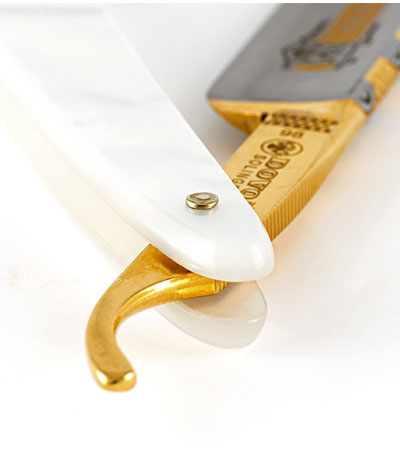 Бритва опасная Dovo, ручка - имитация перламутра, 5/8",1/1