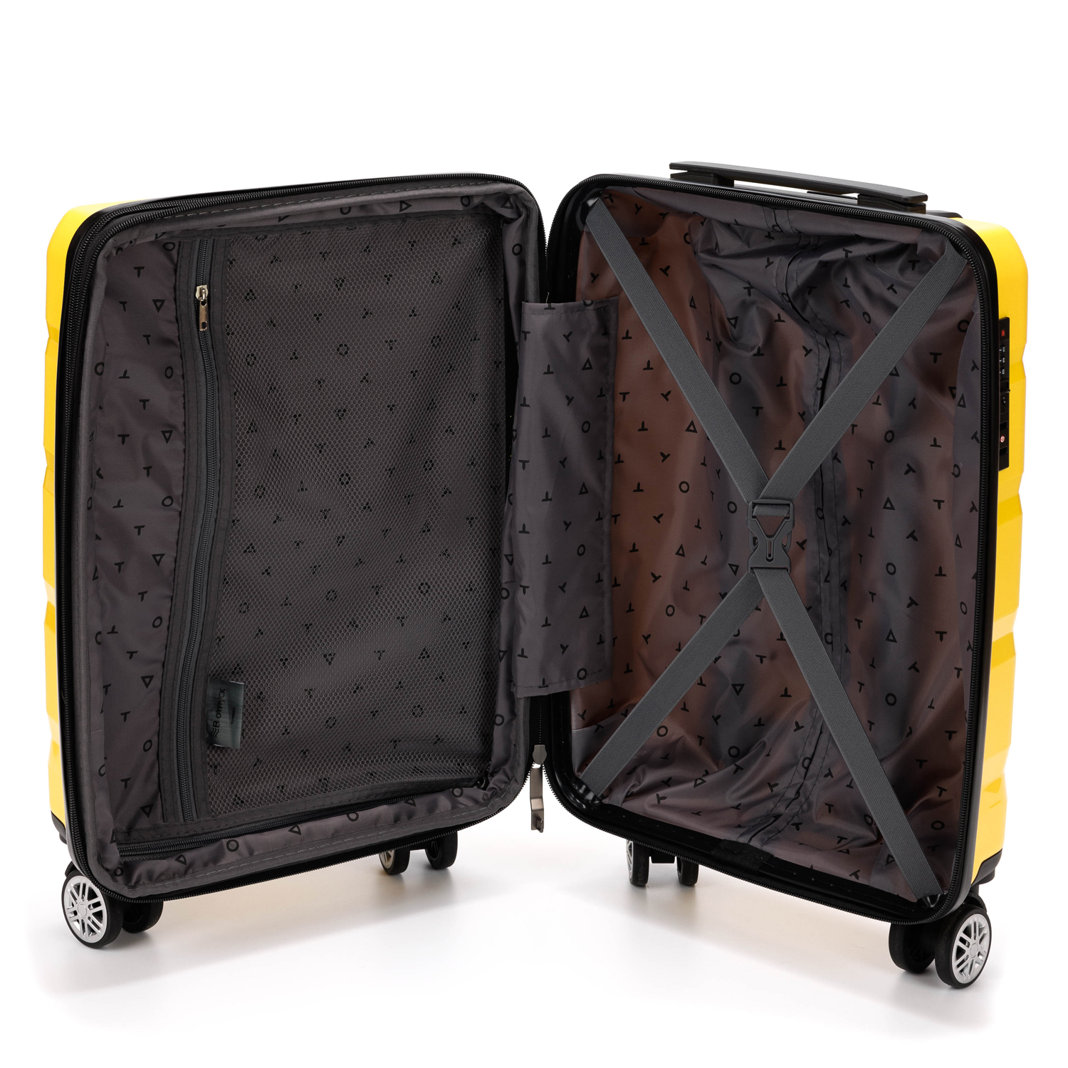 Чемодан TORBER T1902S-Yel