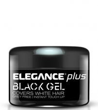 Гель для окрашивания седых волос Elegance Plus Covers White Hair Gel Black - 100 мл