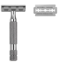 Т-образная бритва Rockwell 2C, темный хром