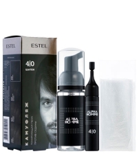 Камуфляж для волос пена, Estel 4/0 темно-русый, 2х10 мл