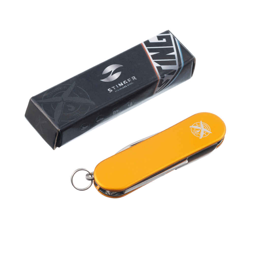 Нож перочинный STINGER FK-K7003LG-GOLD