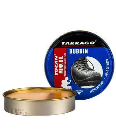 Крем-пропитка для туристической обуви Tucan Mink Oil TARRAGO, металлическая банка, 100 мл.