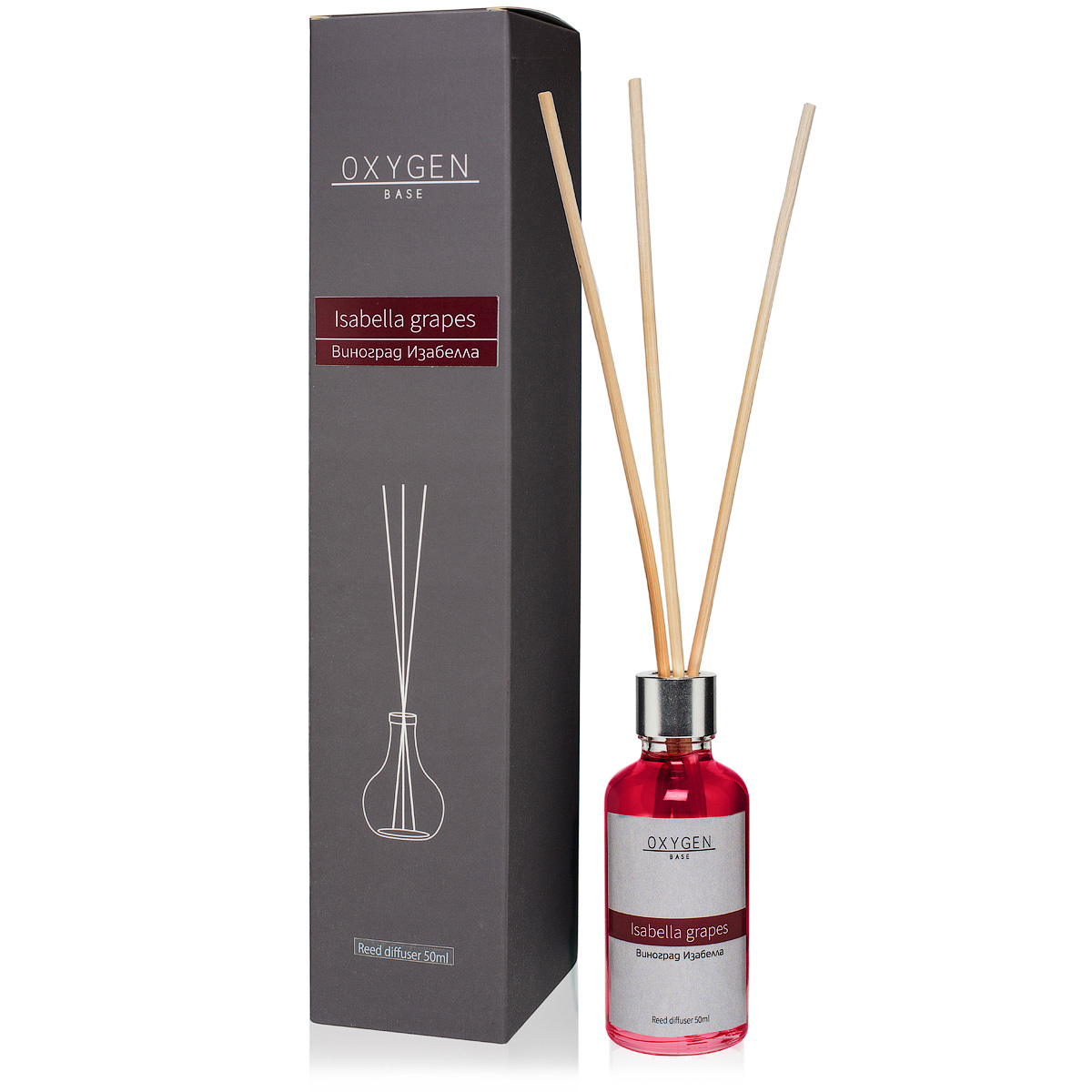Ароматический диффузор OXYGEN HOME Виноград изабелла 100 мл