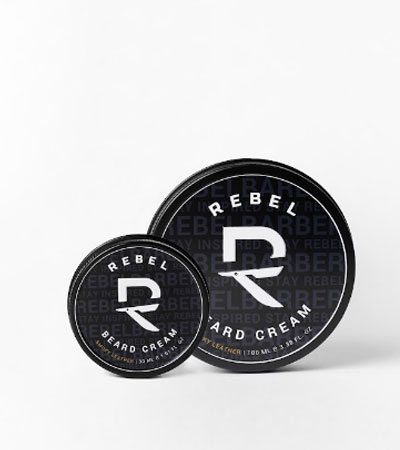 Премиальный крем для бороды и усов REBEL BARBER Smoky Leather 30 мл