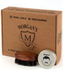 Подарочный набор для бороды Morgans (Щетка+крем для бороды)