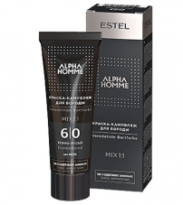 Краска-камуфляж для бороды ALPHA HOMME 6.0 (Темно-русый) -40мл.