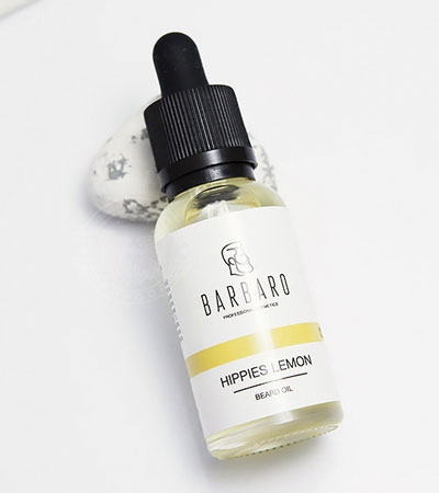Масло для бороды хиппи-лимон Barbaro Beard Oil Hippies lemon - 30 мл
