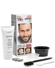 Краска для бороды и усов Godefroy Barbers Choice Medium-Light Brown, набор (средне-светло корич)