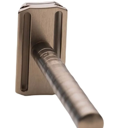 Т-образная бритва Henson Shaving AL13, коричневая, Medium