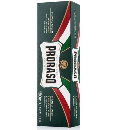 Крем для бритья Proraso освежающий с маслом эвкалипта и ментолом -150мл.