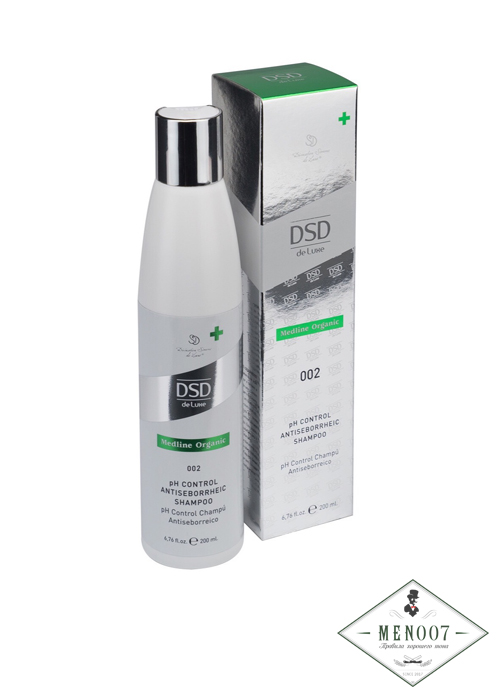 Антисеборейный шампунь pH CONTROL ANTISEBORRHEIC SHAMPOO №002 -200мл.