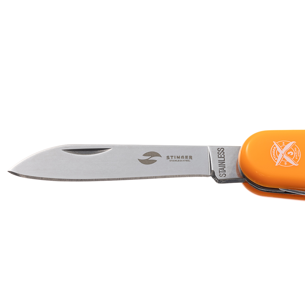 Нож перочинный 90 мм, 10 функций, в блистере STINGER FK-K5017-5PB