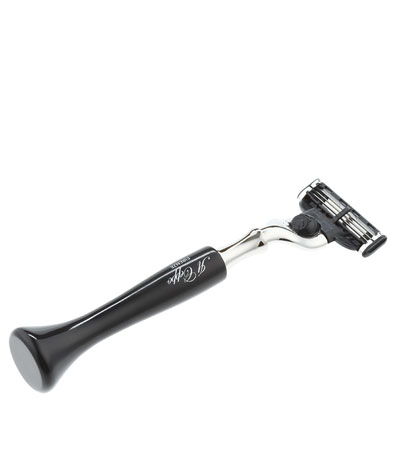 Станок для бритья IL Ceppo, MACH3, каучуковая смола, рукоять - черный глянцевый цвет