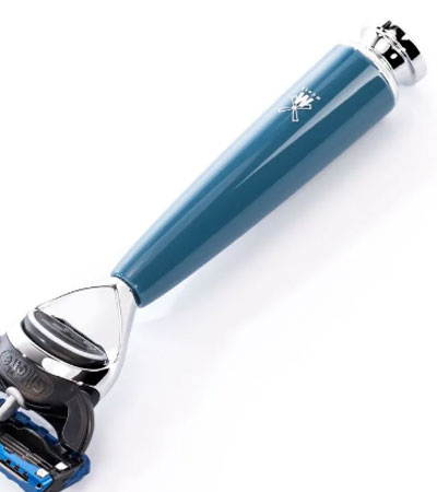 Бритва MUEHLE RYTMO, Mach3, темно-бирюзовая смола