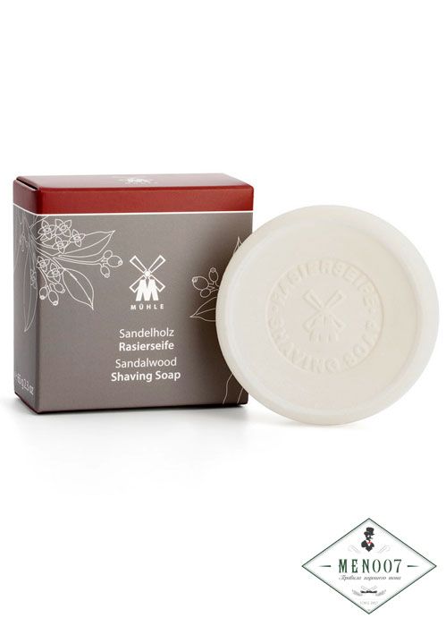 Твердое мыло для бритья MUEHLE, Сандал, 65 гр