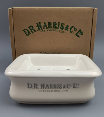 Глиняная мыльница из двух частей D. R. Harris, керамика