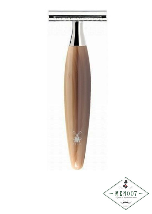 Т-образная бритва MUEHLE KOSMO, смола цвет рога