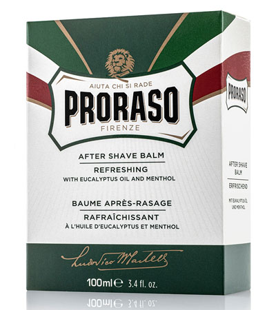 Бальзам после бритья освежающий с маслом эвкалипта и ментолом Proraso -100мл.