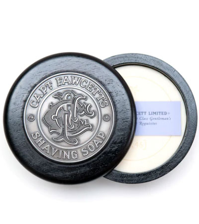 Мыло для бритья в деревянной чаше CAPTAIN FAWCETT  Luxurious Shaving Soap -110 гр.