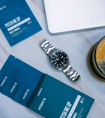 Мужские патчи для кожи вокруг глаз Hero'S Patch ME UP Mens Formula