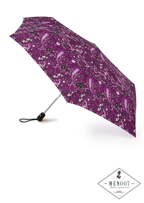 Зонт женский автомат Fulton J739-3054 WhirlyPaisley (Узор)