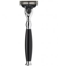 Бритва MUEHLE SOPHIST, Mach3, черная смола