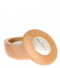 Чаша для бритья Edwin Jagger бук вставка из никеля  RN309