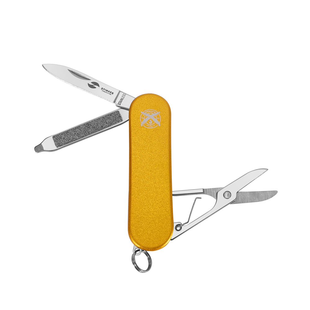 Нож перочинный STINGER FK-K7003LG-GOLD
