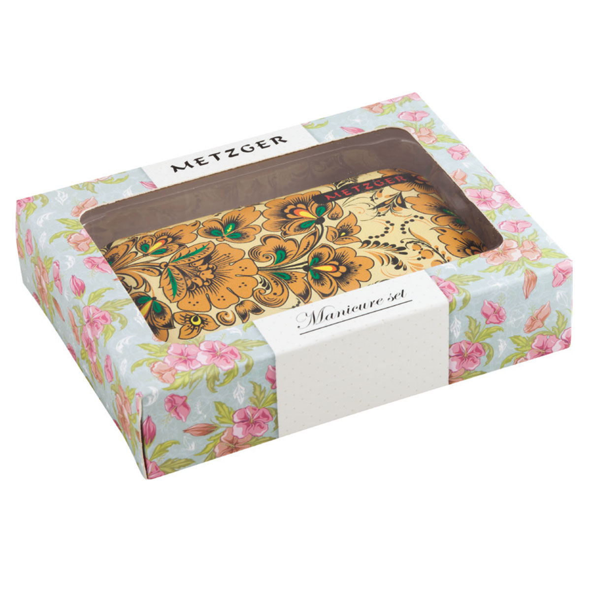 Маникюрный набор MS-3957(4)-SMALL-(6 предметный) (Хохлома)