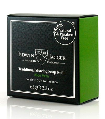 Мыло для бритья Алоэ Вера Edwin Jagger (65g, рефилл)