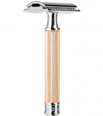 Т-образная бритва MUEHLE TRADITIONAL, розовое золото, closed comb