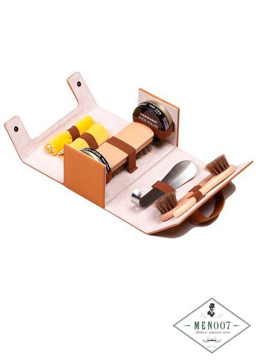 Набор в кожаном футляре (светло-коричневый) TARRAGO