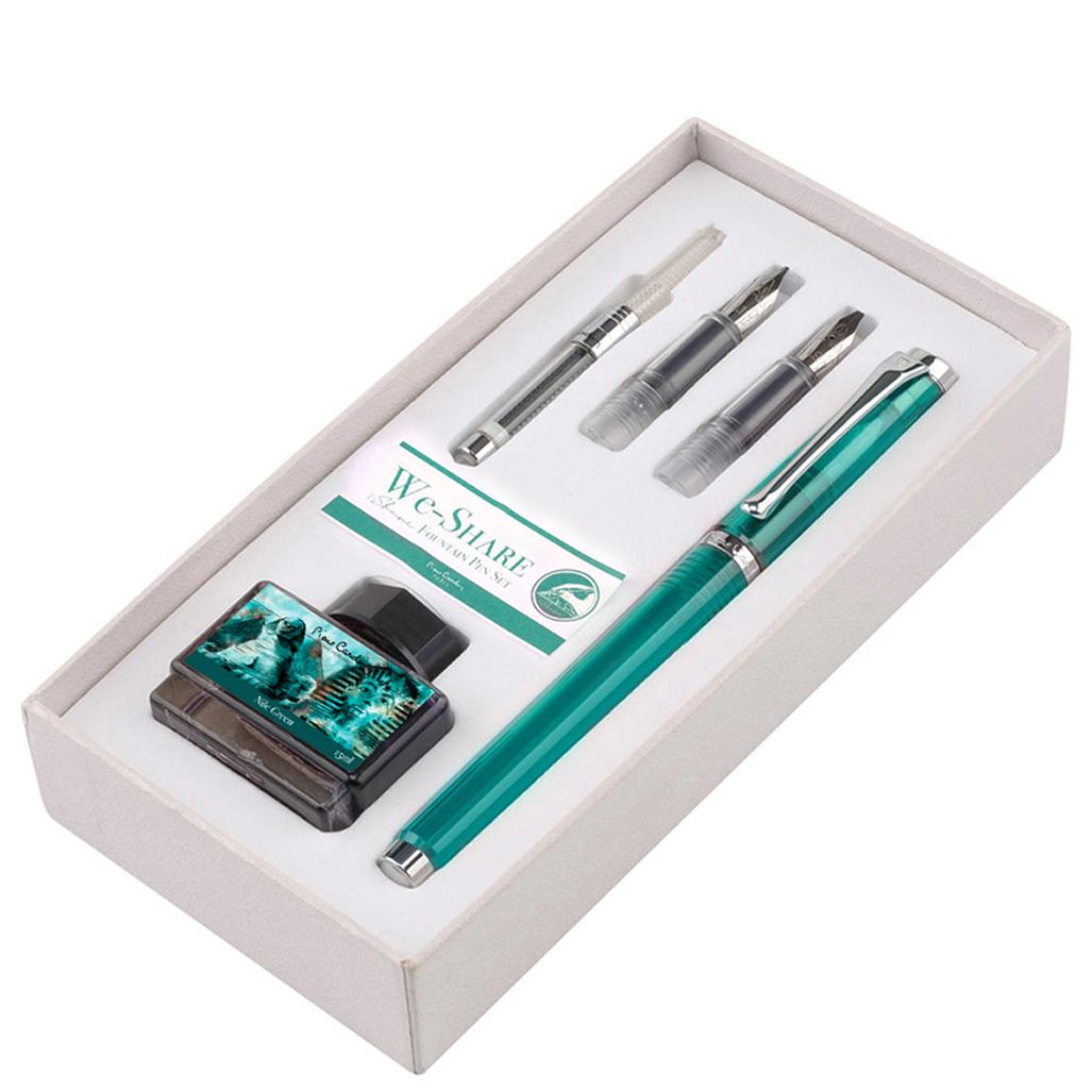 Набор WE-SHARE: перьевая ручка + сменные насадки + конвертер + чернила PIERRE CARDIN PCW-001-3