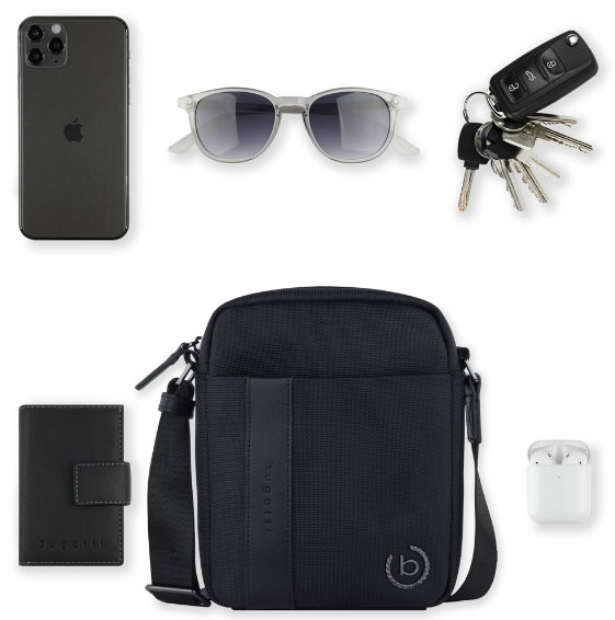 Сумка наплечная мужская Nero BUGATTI 49640601