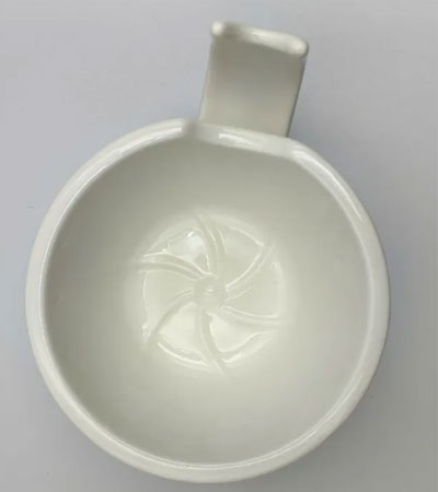 Чаша для бритья керамическая с ручкой , K-40060 KURT 