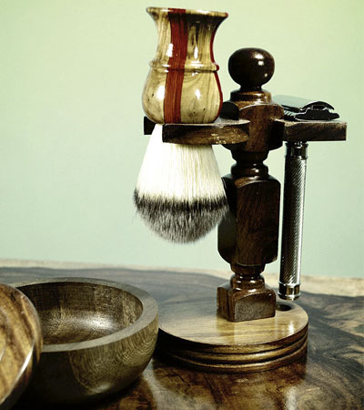 Деревянная стойка для бритья Metzger Rosewood Ss-12488