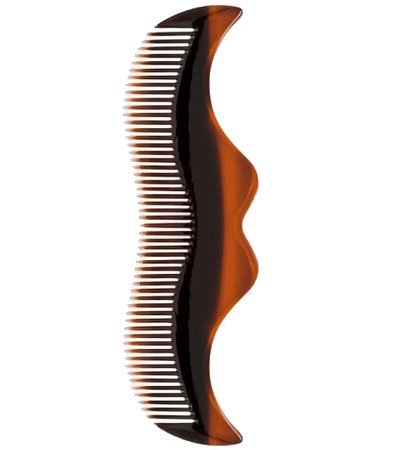 Янтарный гребень в форме усов MORGAN'S