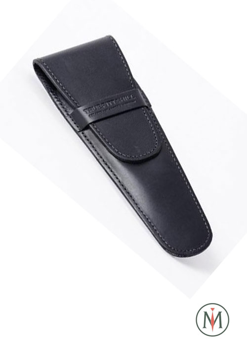 Кожаный чехол для бритвы Truefitt & Hill черный