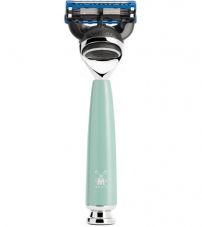 Бритва MUEHLE RYTMO, Fusion, смола мятного цвета