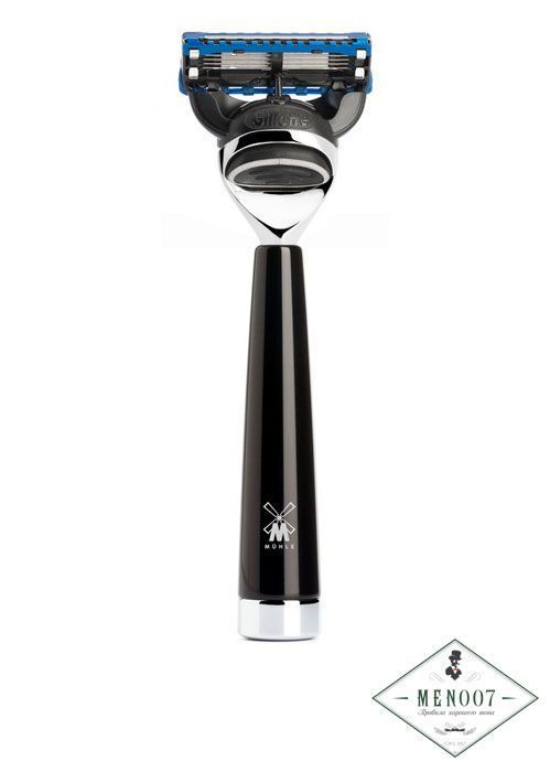 Бритва MUEHLE LISCIO, Fusion, черная смола