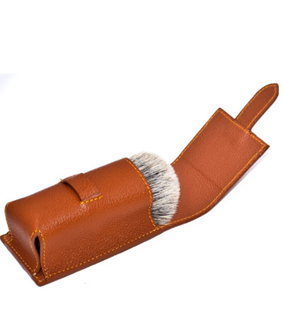 Кожаный чехол для помазка Parker коричневый LPBR SADDLE