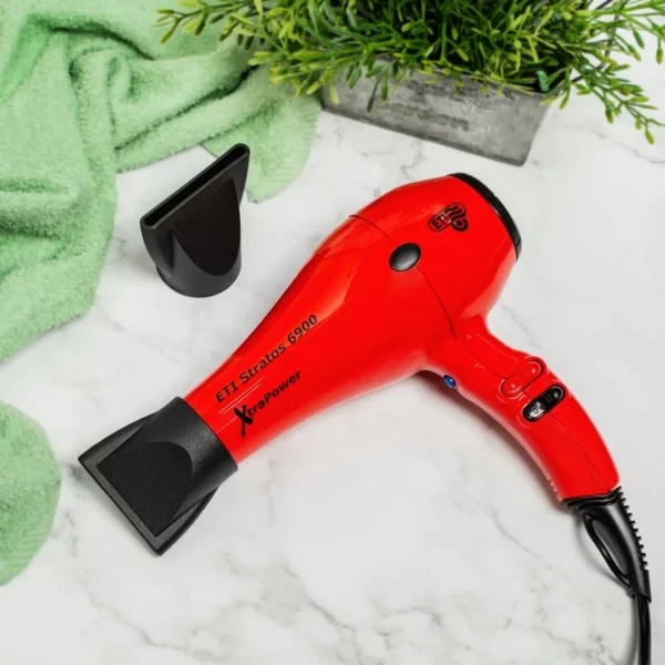 Профессиональный фен ETI Stratos 6900 Xtrapower Красный