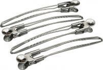 Зажим для волос DEWAL металл, 10 см, 12 шт/уп