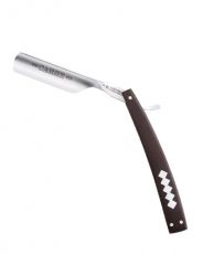 Бритва опасная Dovo, ручка - эбеновое дерево с перламутровой вставкой, 6/8",1/1 (66811)